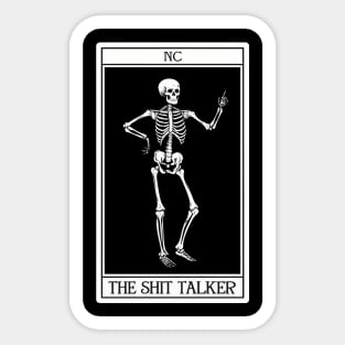 Funny Tarot Card : The Shit Talker Sticker